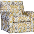 Mayo Furniture Swivel Glider Fabric Chair 4575F43 Swivel Glider - Sandoa Acacia IMAGE 1