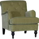 Mayo Furniture Stationary Fabric Chair 7070F40 Chair - Striato Leek IMAGE 1