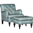 Mayo Furniture Stationary Fabric Chair 7070F40 Chair - Paisley Opal IMAGE 2