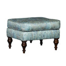 Mayo Furniture Fabric Ottoman 7070F50 Ottoman - Paisley Opal IMAGE 1