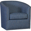 Mayo Furniture Swivel Fabric Chair 8080F42 Swivel - Highline Navy IMAGE 1