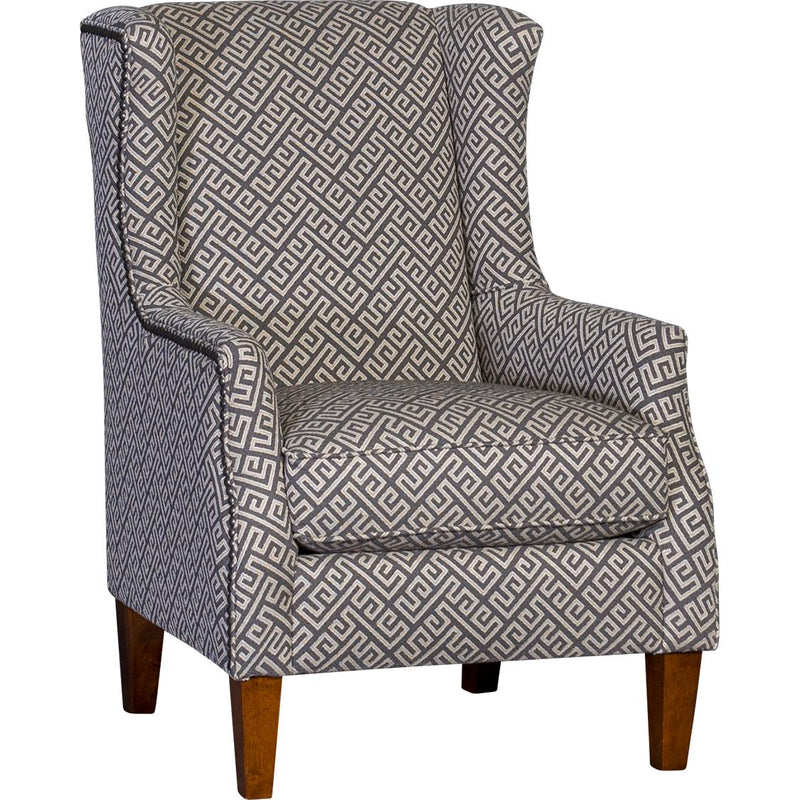 Mayo Furniture Stationary Fabric Chair 8840F40 Chair - Kanza Smoke IMAGE 1