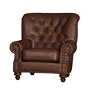 Mayo Furniture Stationary Leather Chair 9310L40 Chair - Edinburg Loft IMAGE 1