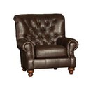 Mayo Furniture Stationary Leather Chair 9310L40 Chair - Edinburg Sorrel IMAGE 1