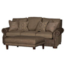 Mayo Furniture Stationary Fabric Sofa 2900LF10 Sofa - Salt Lake Moss/Ruidoso Chaps IMAGE 1