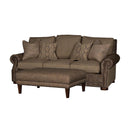 Mayo Furniture Stationary Fabric Sofa 2900LF10 Sofa - Salt Lake Moss/Ruidoso Chaps IMAGE 2