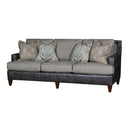 Mayo Furniture Stationary Fabric Sofa 3030LF10 Sofa - Salt Lake Slate/Palance Granite IMAGE 1