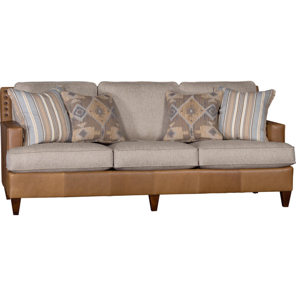 Mayo Furniture Stationary Fabric Sofa 3030LF10 Sofa - Downton Maple IMAGE 1