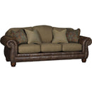 Mayo Furniture Stationary Fabric Sofa 3180LF10 Sofa - Blakely Bark/Vagabond Elk IMAGE 1