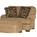 Mayo Furniture Stationary Fabric Chair 3620F40 Chair - Knickknack Old Gold IMAGE 1