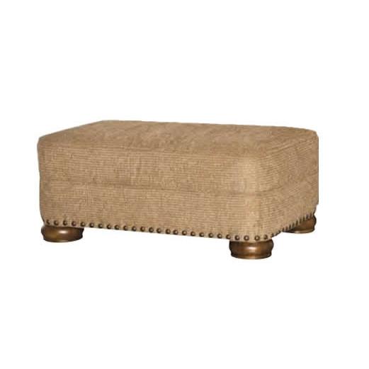 Mayo Furniture Fabric Ottoman 3620F50 Ottoman - Knickknack Old Gold IMAGE 1