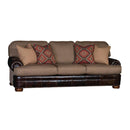 Mayo Furniture Stationary Fabric Sofa 3620LF10 Sofa - Cardigan Cinnamon/Monte Cristo Cigar IMAGE 1
