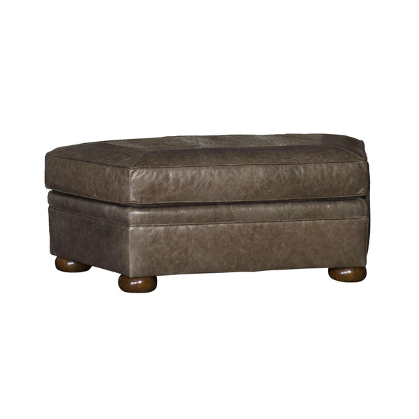 Mayo Furniture Leather Ottoman 7500LFA51 Table Ottoman - Caprieze Flint IMAGE 1