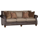 Mayo Furniture Stationary Fabric Sofa 9000LF10 Sofa - Tiberius Pecan/Omaha Slicker IMAGE 1