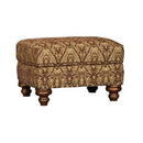 Mayo Furniture Fabric Ottoman 3200F50 Ottoman - Fitzgerald Burgundy IMAGE 1