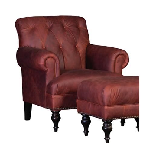 Mayo Furniture Stationary Fabric Chair 3419F40 Chair - Flea Market Oxblood IMAGE 1