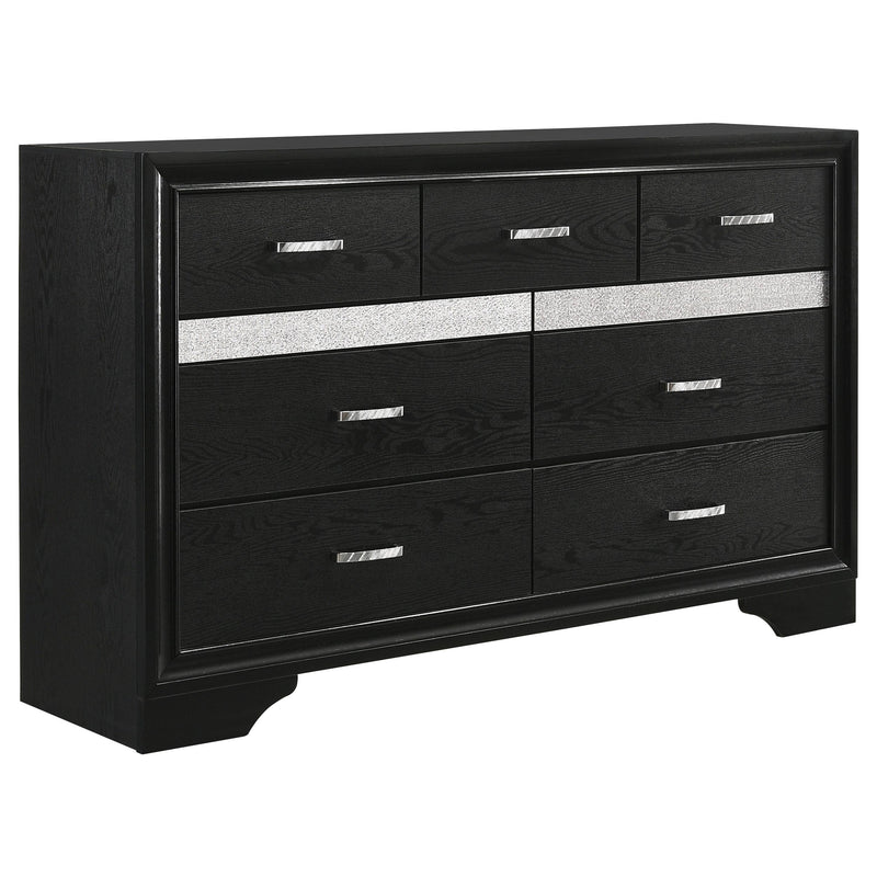 Coaster Furniture Miranda 206363 7-Drawer Dresser - Black Coaster Furniture Miranda 206363 7-Drawer Dresser - Black