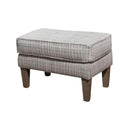 Mayo Furniture Fabric Ottoman 8080F50 Ottoman - Saville Storm IMAGE 1