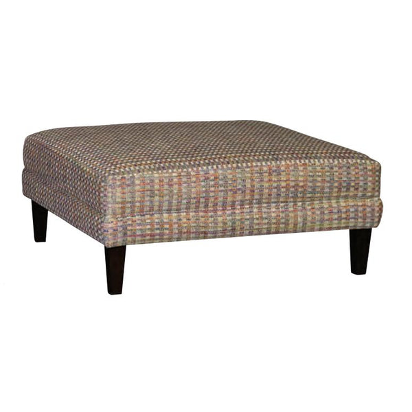 Mayo Furniture Fabric Ottoman 9231F Table Ottoman - Madras Prism IMAGE 1