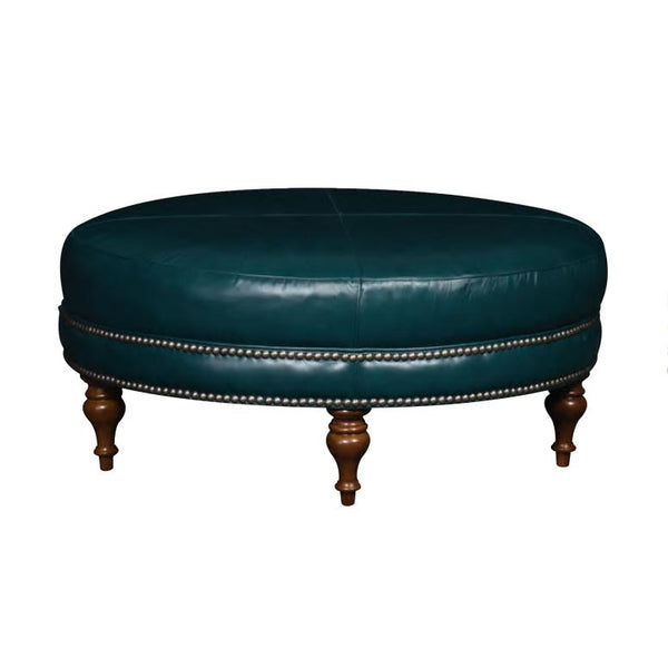 Mayo Furniture Leather Ottoman 9132L Table Ottoman - Encore Stingray IMAGE 1