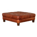 Mayo Furniture Leather Ottoman 9950L51 Table Ottoman - Fargo Whiskey IMAGE 1