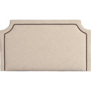 Mayo Furniture Bed Components Headboard 7030F661 King Headboard - Kurtz Linen IMAGE 1