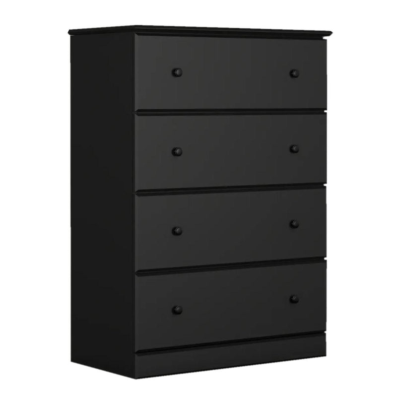 Perdue Woodworks Black 4-Drawer Chest 5324 IMAGE 2