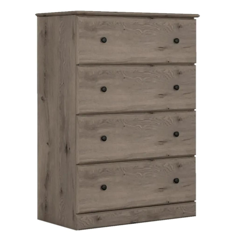Perdue Woodworks Weathered Gray Ash 4-Drawer Chest 13324 IMAGE 2
