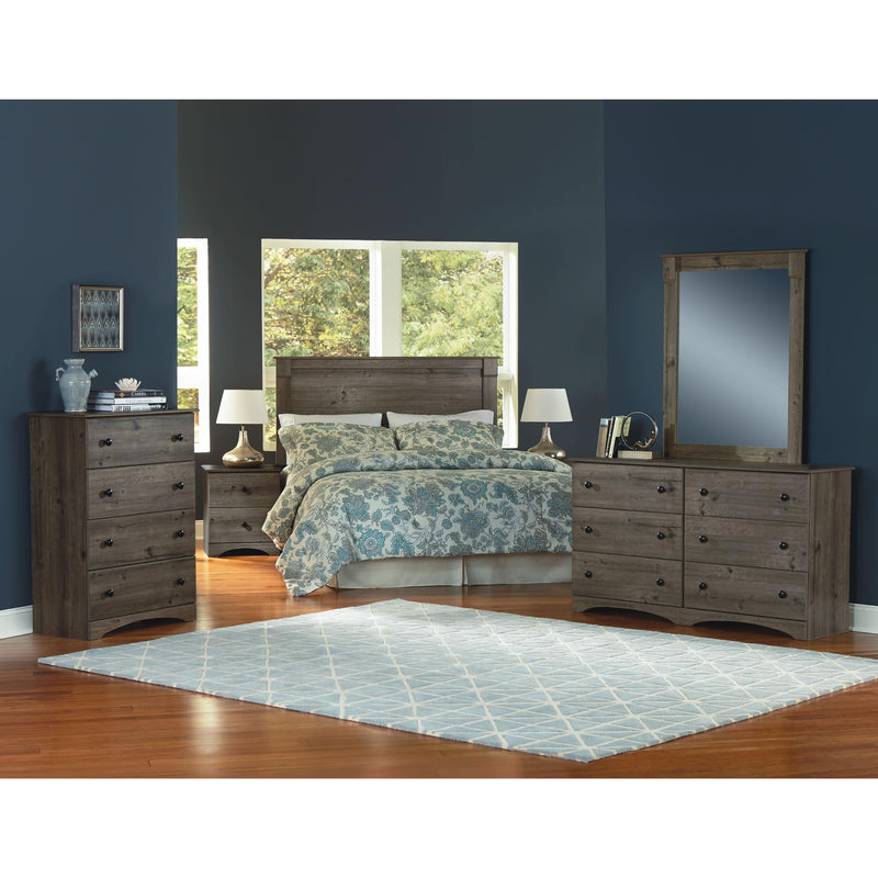 Perdue Woodworks Weathered Gray Ash Dresser Mirror 13021 IMAGE 3