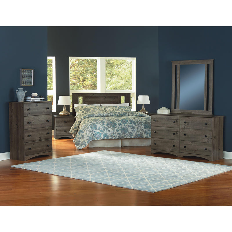 Perdue Woodworks Weathered Gray Ash Dresser Mirror 13022 IMAGE 3