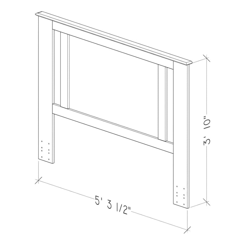 Perdue Woodworks Bed Components Headboard 13032 IMAGE 3