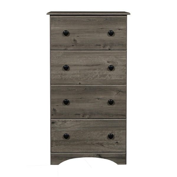 Perdue Woodworks Weathered Gray Ash 4-Drawer Chest 13234 IMAGE 1