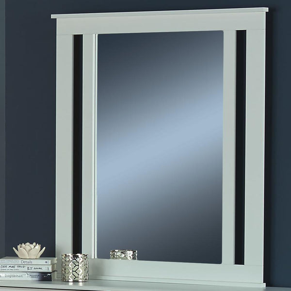 Perdue Woodworks White Dresser Mirror 14022 IMAGE 1