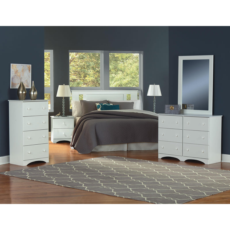 Perdue Woodworks White 4-Drawer Chest 14234 IMAGE 3