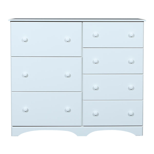 Perdue Woodworks White 7-Drawer Kids Chest 14487 IMAGE 1