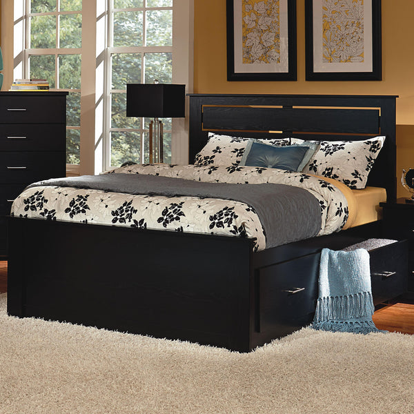 Perdue Woodworks Silhouette Queen Panel Bed with Storage 72030Q/F|72030FB|72039R|72039L IMAGE 1