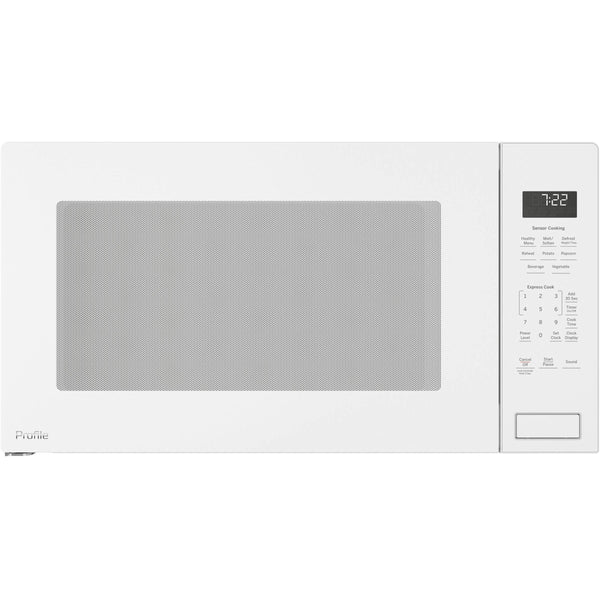 GE Profile 24-inch, 2.2 cu.ft. Built-In Microwave Oven with Sensor Cooking PEB7227DLWW IMAGE 1