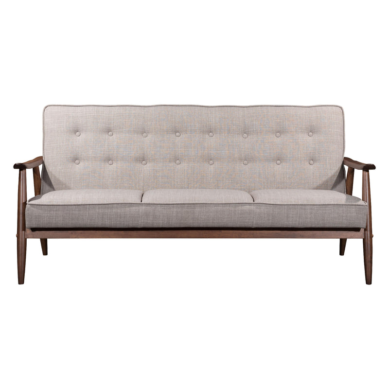 Zuo Rocky 100533 Sofa - Putty IMAGE 3