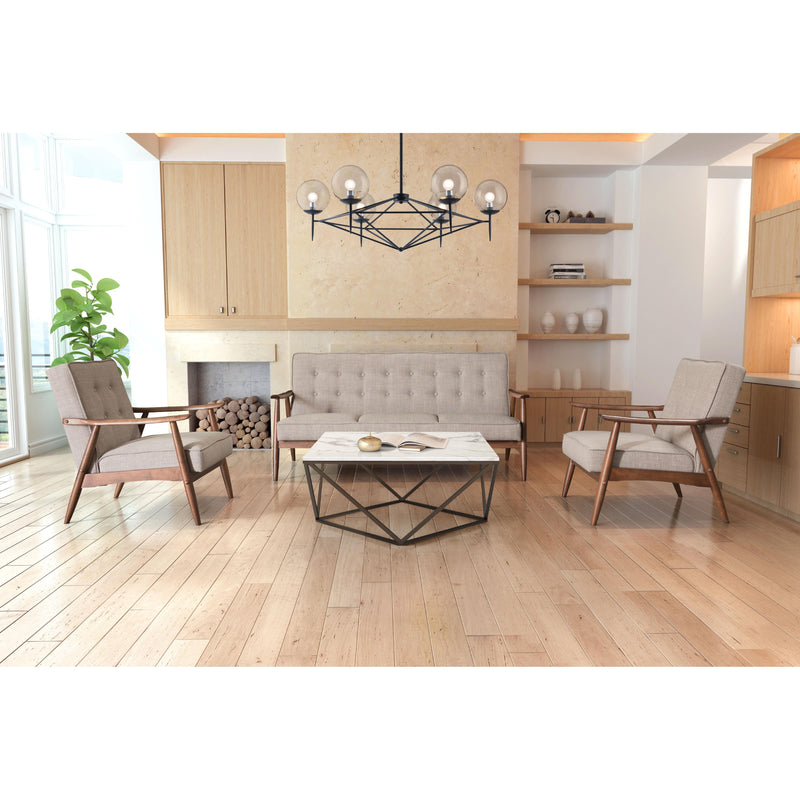 Zuo Rocky 100533 Sofa - Putty IMAGE 8