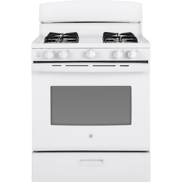 GE 30-inch Freestanding Gas Range JGBS30DEKWW IMAGE 1