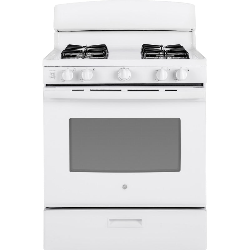 GE 30-inch Freestanding Gas Range JGBS30DEKWW IMAGE 1