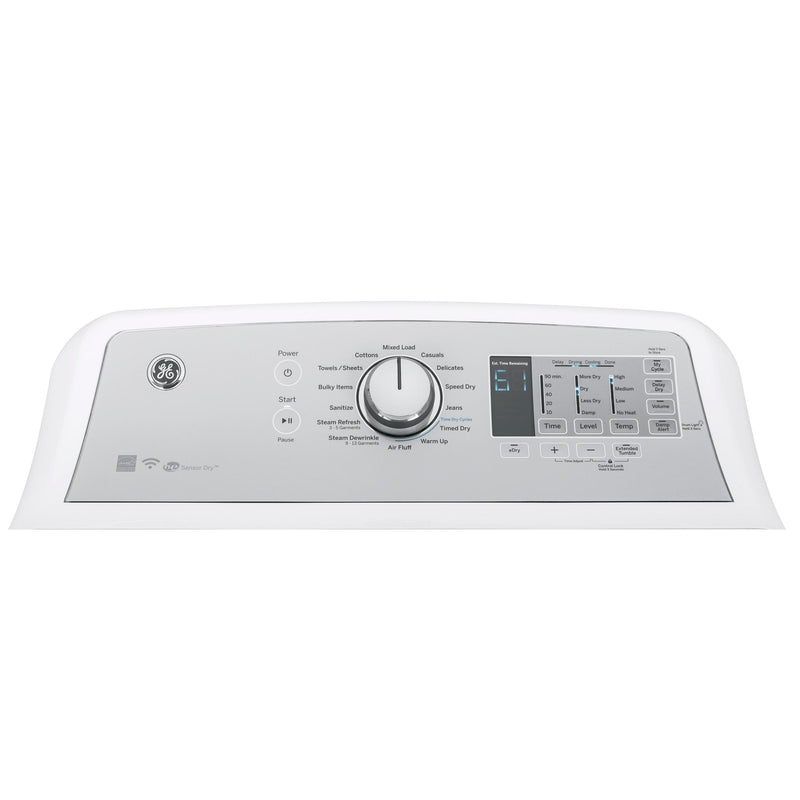 GE 7.4 cu.ft. Electric Dryer with HE Sensor Dry GTD75ECMLWS IMAGE 2