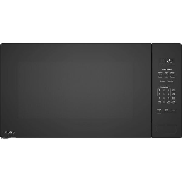 GE Profile 24-inch, 2.2 cu.ft. Built-In Microwave Oven with Sensor Cooking PEB7227DLBB IMAGE 1