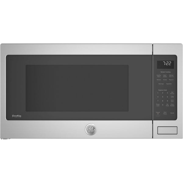 GE Profile 24-inch, 2.2 cu.ft. Countertop Microwave Oven with Sensor Cooking PES7227SLSS IMAGE 1