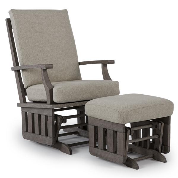 Best Home Furnishings Heather Rocking Fabric Chair Heather C1307R Glider Rocker Chair IMAGE 3