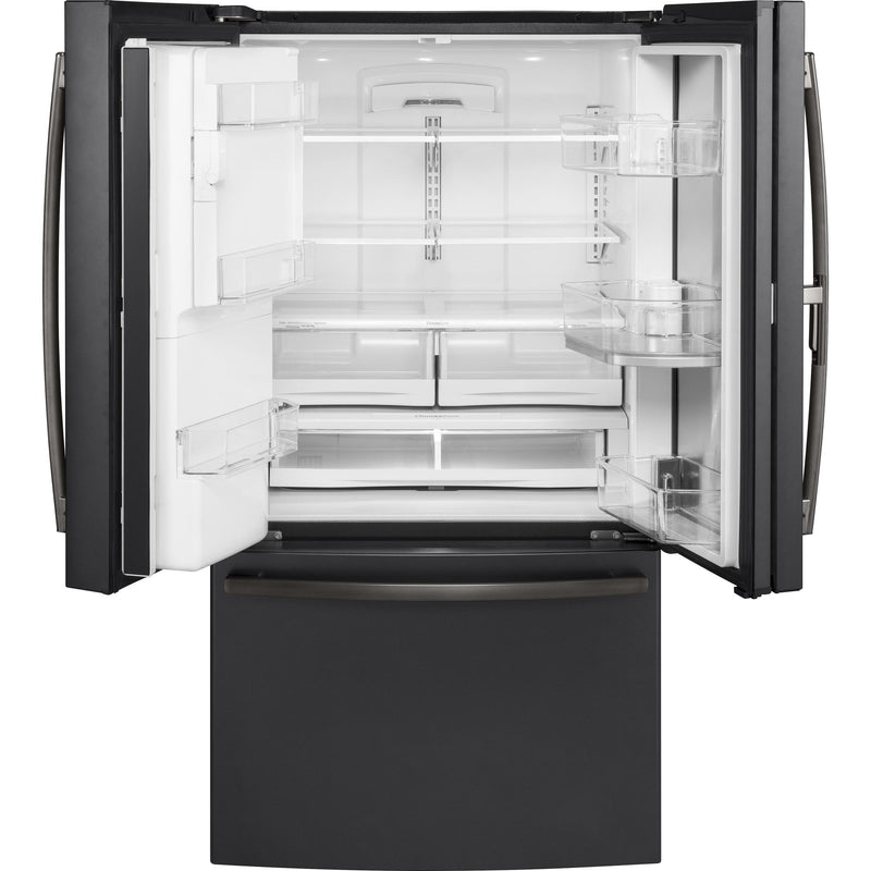 GE 36-inch, 27.8 cu. ft. French 3-Door Refrigerator GFD28GELDS IMAGE 3