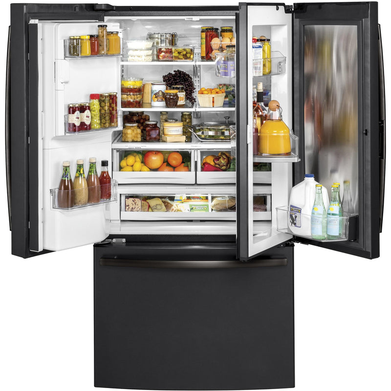 GE 36-inch, 27.8 cu. ft. French 3-Door Refrigerator GFD28GELDS IMAGE 4