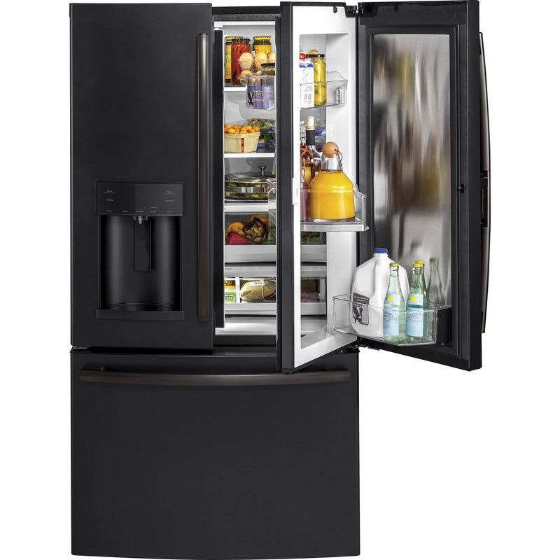 GE 36-inch, 27.8 cu. ft. French 3-Door Refrigerator GFD28GELDS IMAGE 5