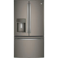 GE Profile 36-inch, 22.2 cu.ft. Counter-Depth French 3-Door Refrigerator with Water and Ice Dispensing System PYE22KMKES IMAGE 1