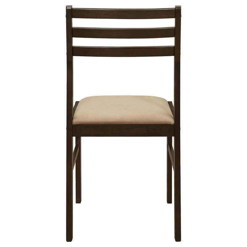 Coaster Furniture Bucknell 130005 3-piece Round Drop Leaf Dining Table Set - Cappuccino IMAGE 9